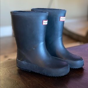 Hunter rain boots- black